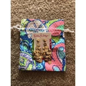 Lilly Pulitzer Gold Maraca Earrings